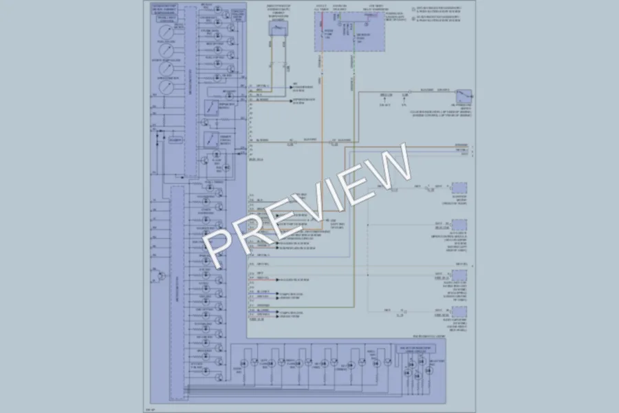 2013 Mazda 6 Instrument Cluster wiring diagram preview