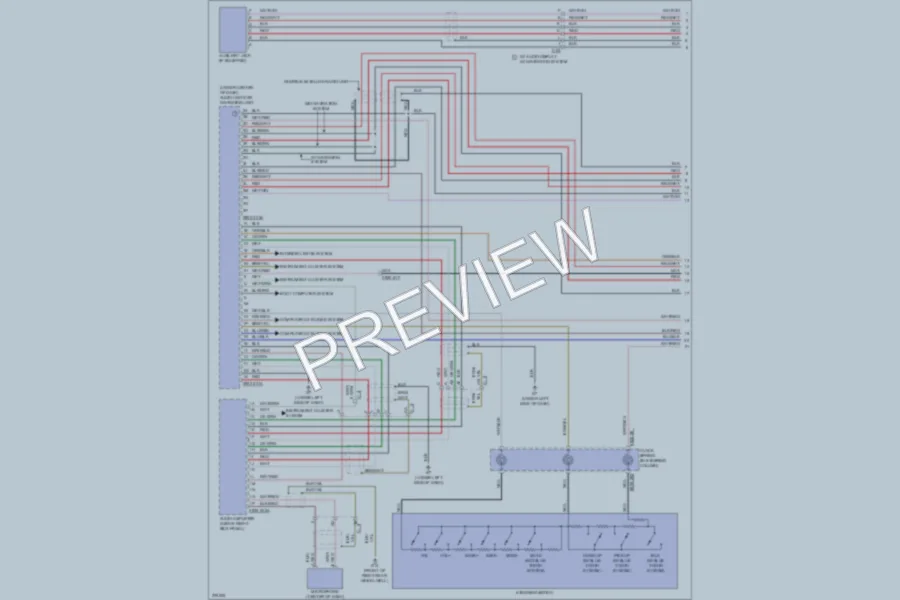 2013 Mazda 6 Radio wiring diagram preview