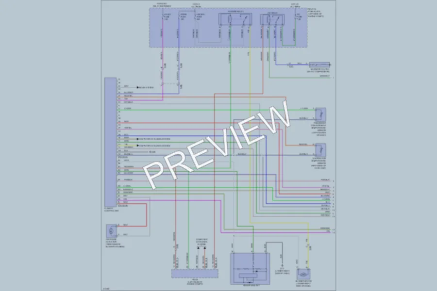 2013 Mazda CX5 Air Conditioning wiring diagram preview