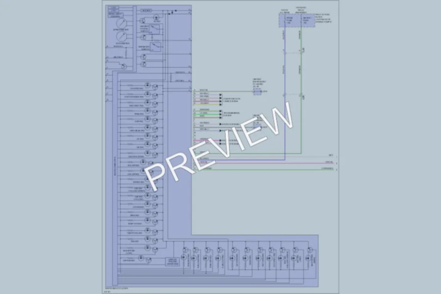 2013 Mazda CX5 Instrument Cluster wiring diagram preview