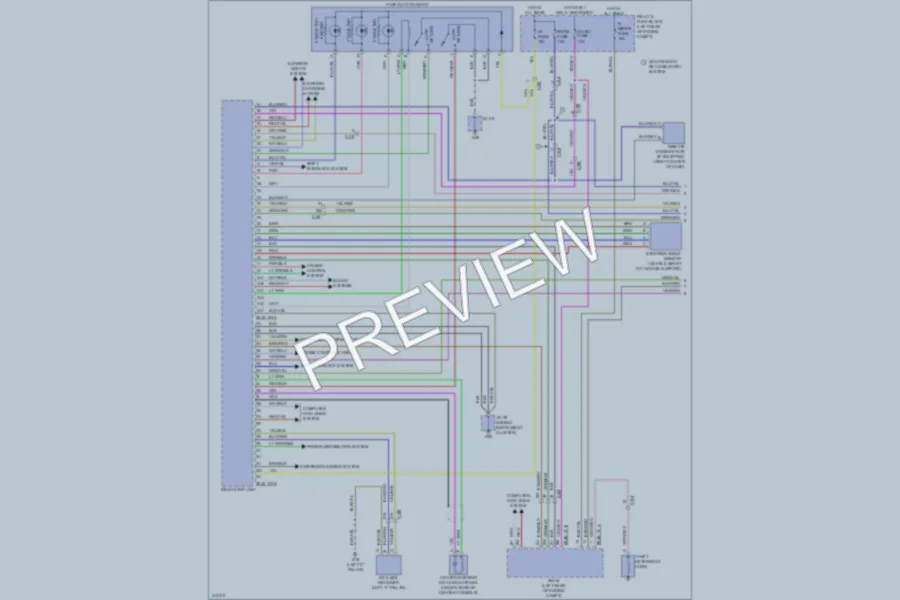 2013 Mazda CX5 Power Door Locks wiring diagram preview