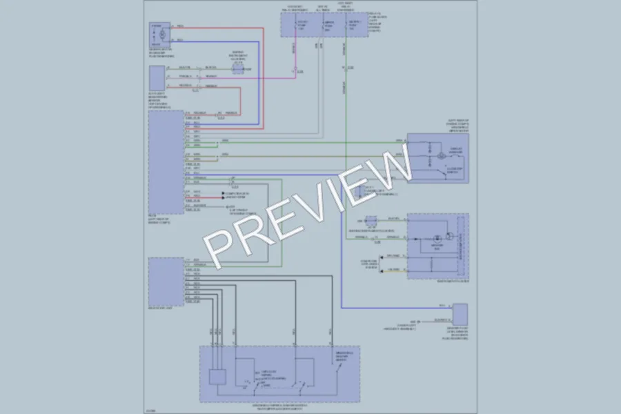 2013 Mazda CX5 Wiper Washer wiring diagram preview