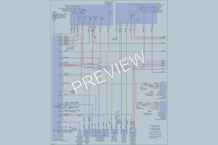 2013 MercedesBenz E350 Engine Performance wiring diagram preview