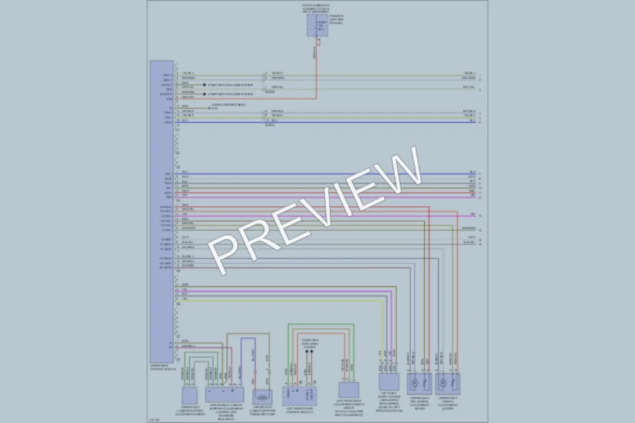 2013 MercedesBenz E350 Memory Systems wiring diagram preview