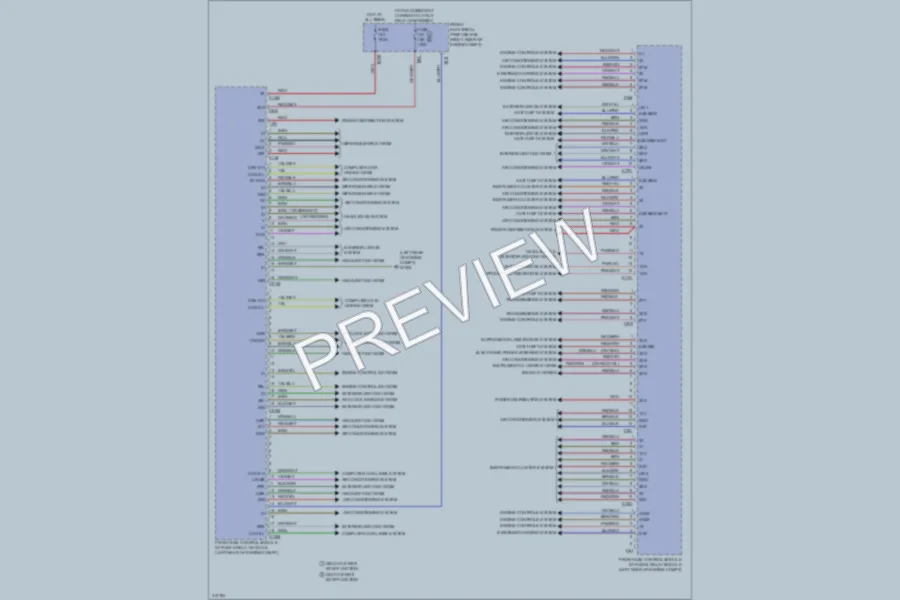 2013 MercedesBenz E350BLUETEC Body Control Modules wiring diagram preview