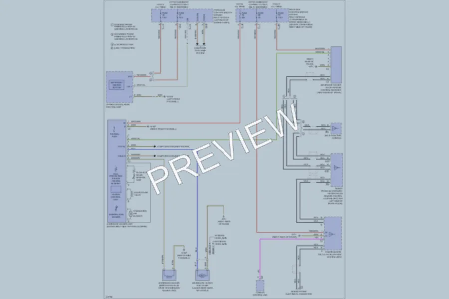 2013 MercedesBenz E350BLUETEC Engine Accessories wiring diagram preview