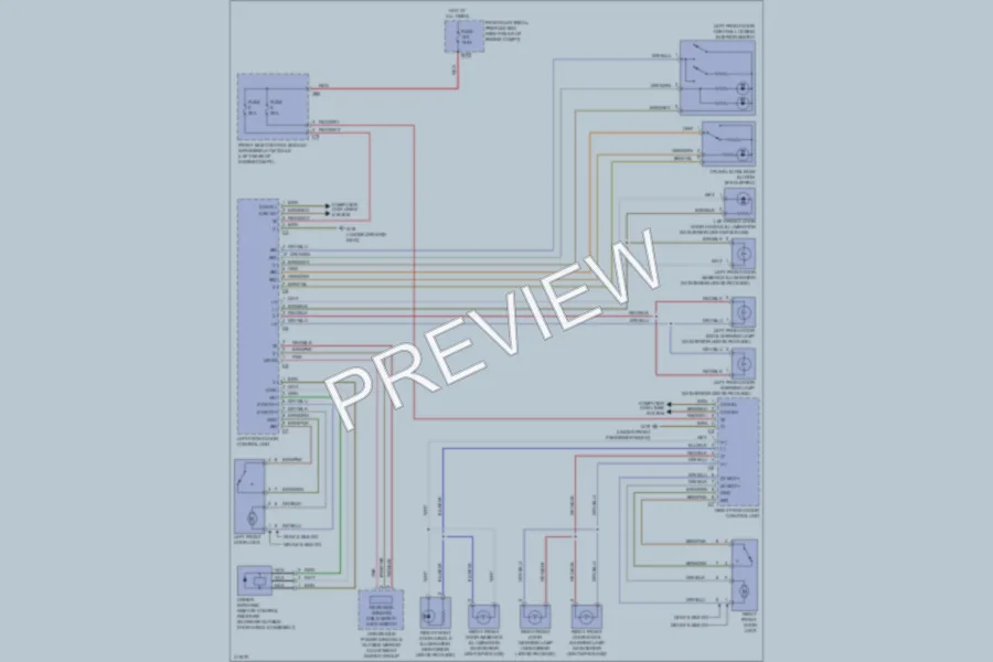 2013 MercedesBenz E350BLUETEC Power Door Locks wiring diagram preview