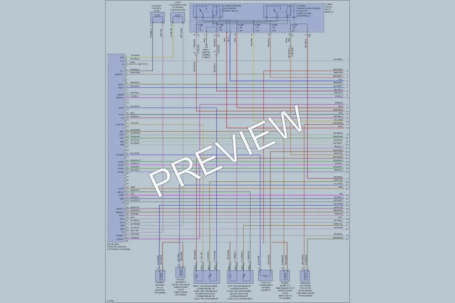2013 MercedesBenz E400HYBRID Engine Performance wiring diagram preview