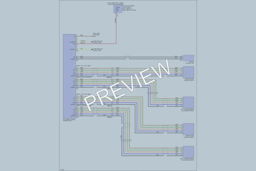 2013 MercedesBenz E400HYBRID Navigation wiring diagram preview