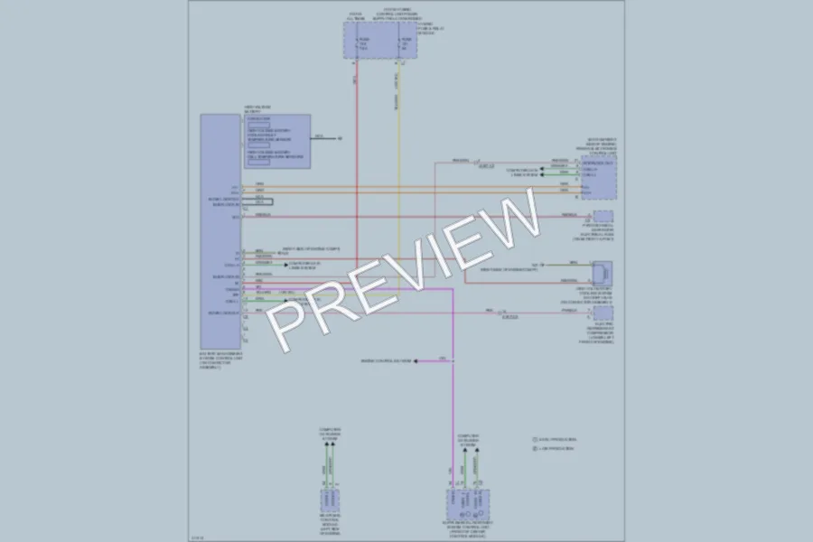 2013 MercedesBenz E400HYBRID Starting Charging wiring diagram preview