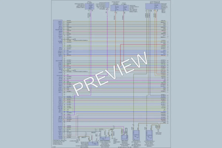 2013 MercedesBenz E400HYBRID Supplemental Restraints wiring diagram preview