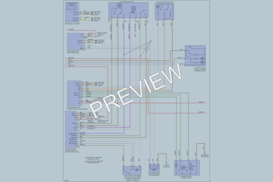 2013 MercedesBenz GL450 Anti Theft wiring diagram preview