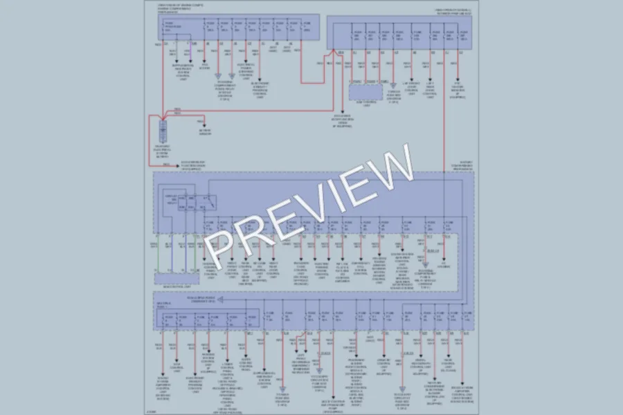 2013 MercedesBenz GL450 Power Distribution wiring diagram preview