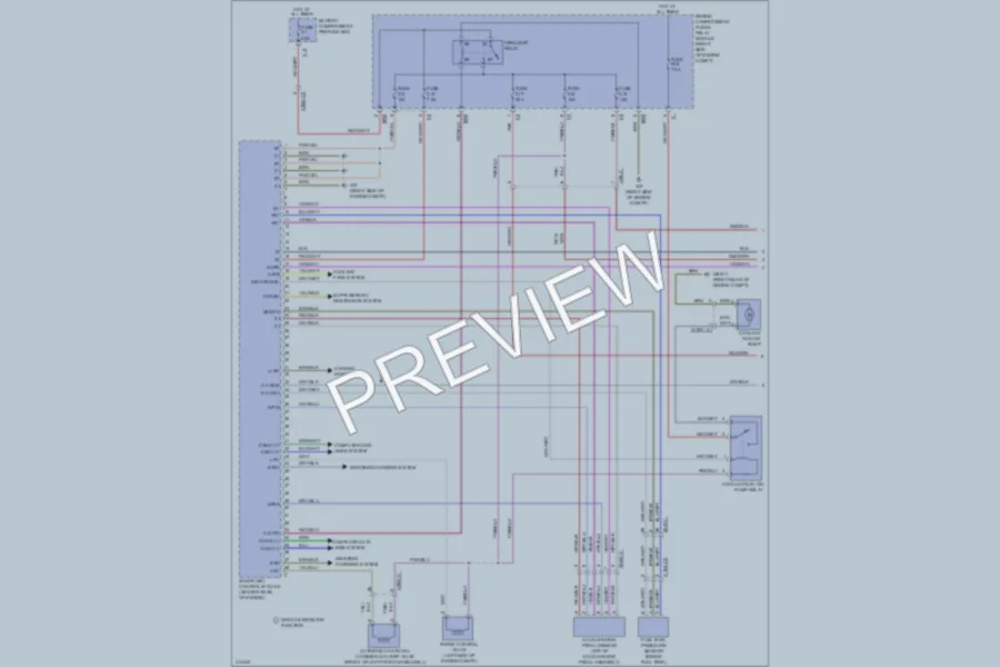 2013 MercedesBenz GL550 Engine Performance wiring diagram preview