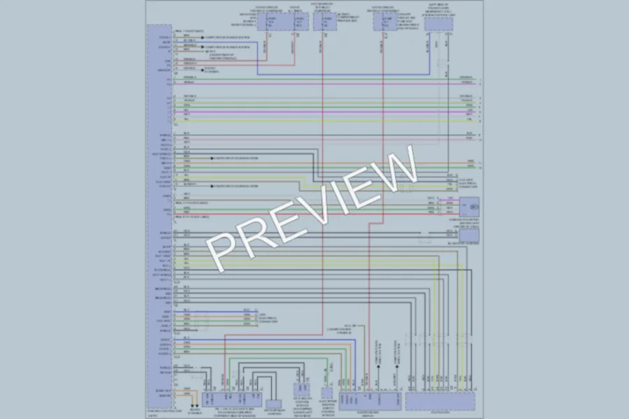 2013 MercedesBenz ML350 Radio wiring diagram preview