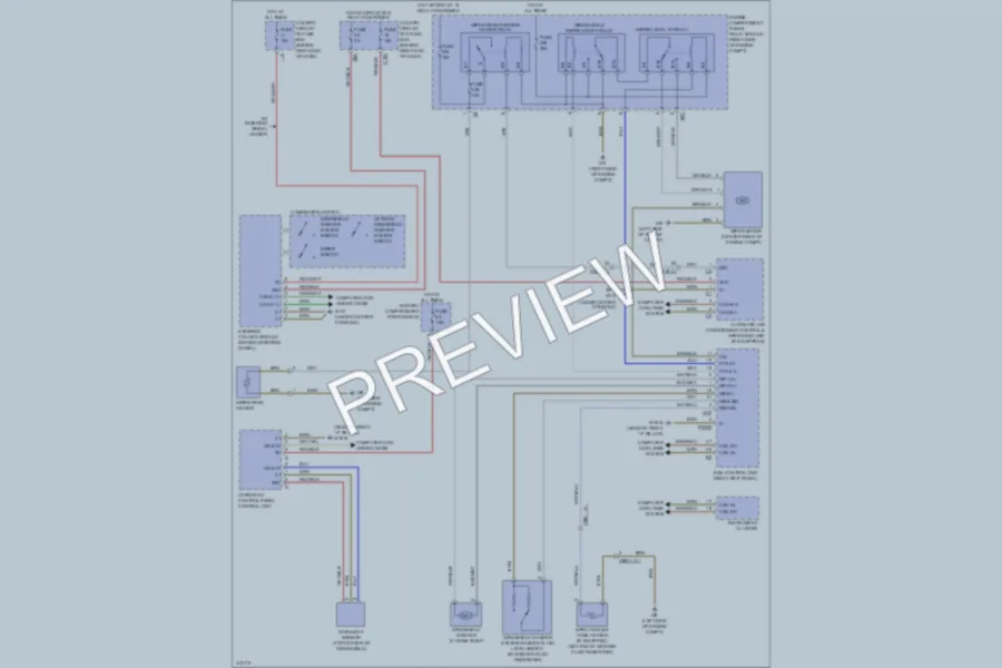2013 MercedesBenz ML550 Wiper Washer wiring diagram preview