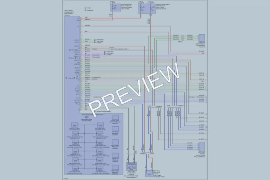 2013 MercedesBenz S350BLUETEC Anti Lock Brakes wiring diagram preview