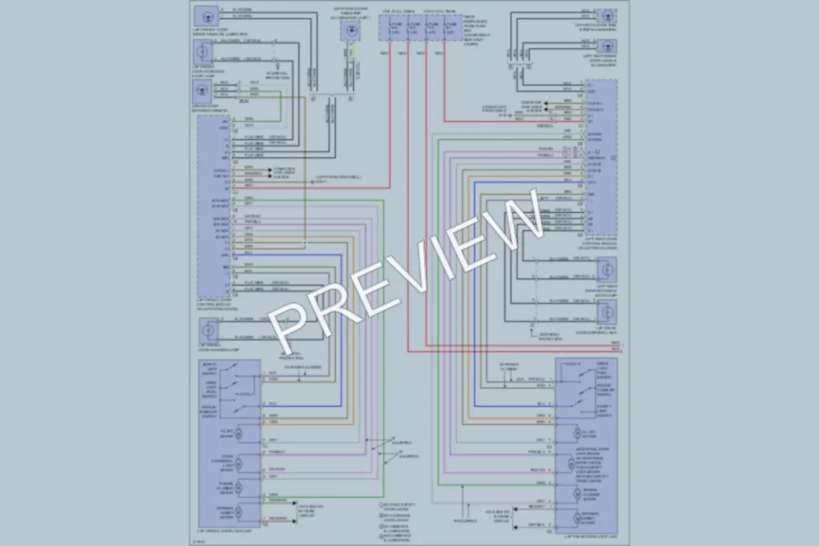 2013 MercedesBenz S350BLUETEC Power Door Locks wiring diagram preview
