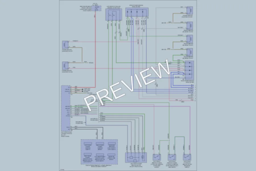 2013 MercedesBenz S350BLUETEC Power Windows wiring diagram preview