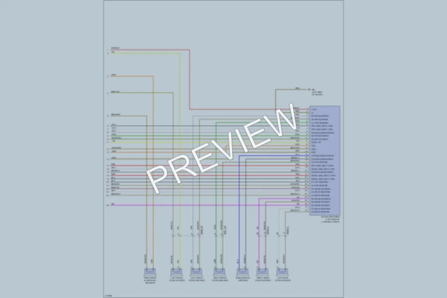 2013 MercedesBenz S350BLUETEC Radio wiring diagram preview