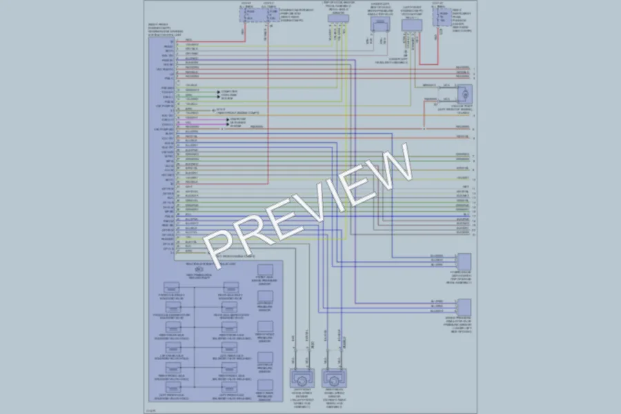 2013 MercedesBenz S400HYBRID Anti Lock Brakes wiring diagram preview