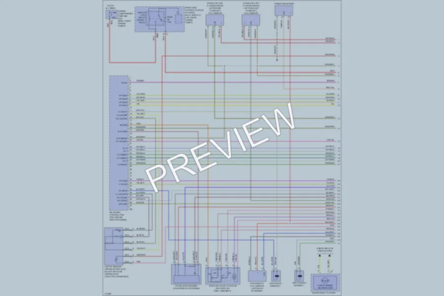 2013 MercedesBenz S400HYBRID Engine Performance wiring diagram preview