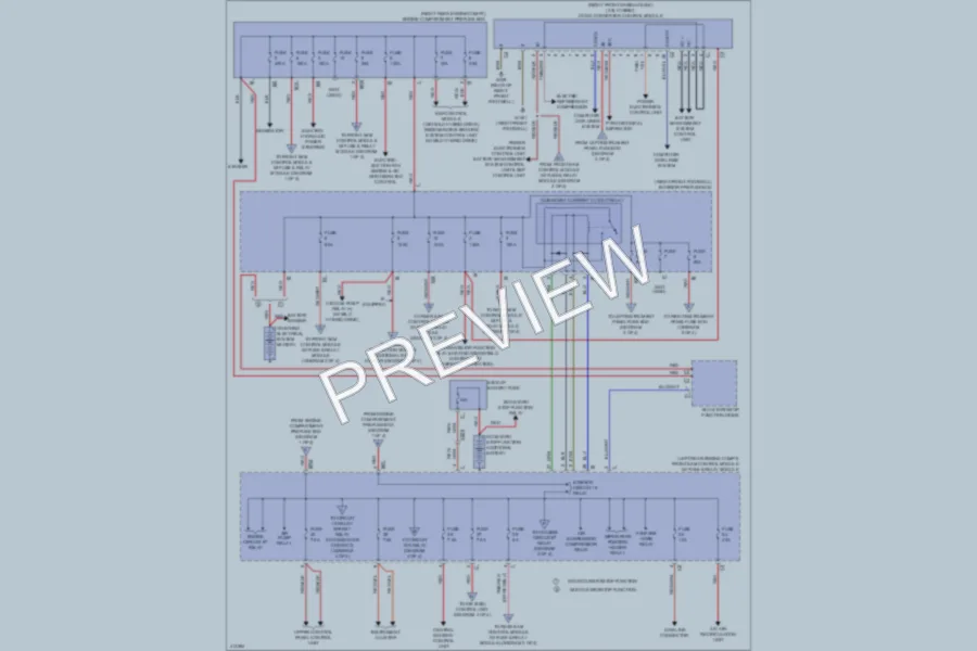 2013 MercedesBenz S400HYBRID Power Distribution wiring diagram preview