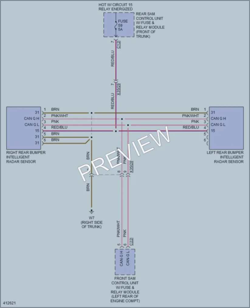 2013 MercedesBenz SLK250 Navigation wiring diagram preview