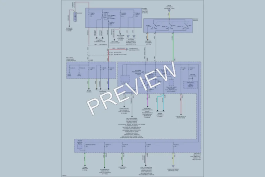 2013 Mitsubishi Lancer Power Distribution wiring diagram preview