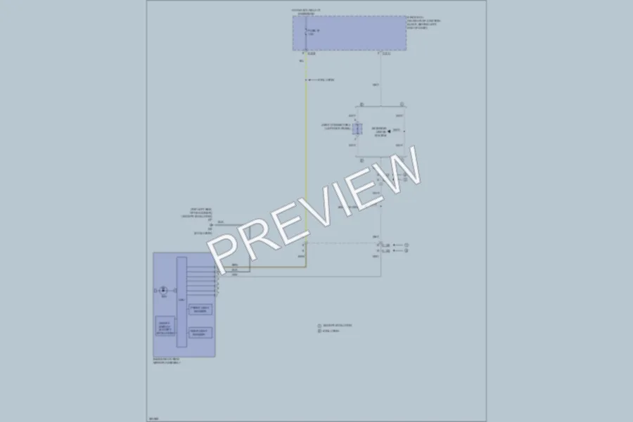 2013 Mitsubishi Lancer Power Mirrors wiring diagram preview