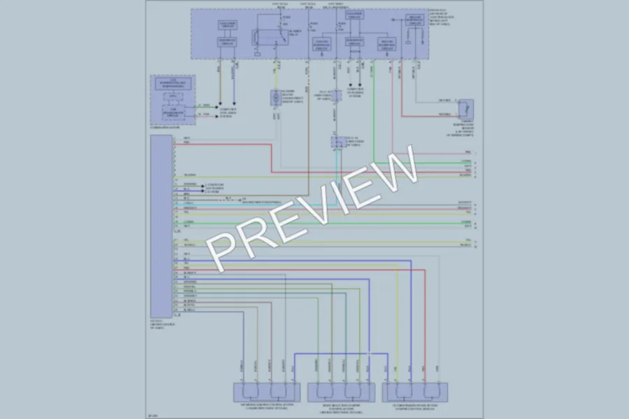 2013 Mitsubishi LancerEvolution Air Conditioning wiring diagram preview