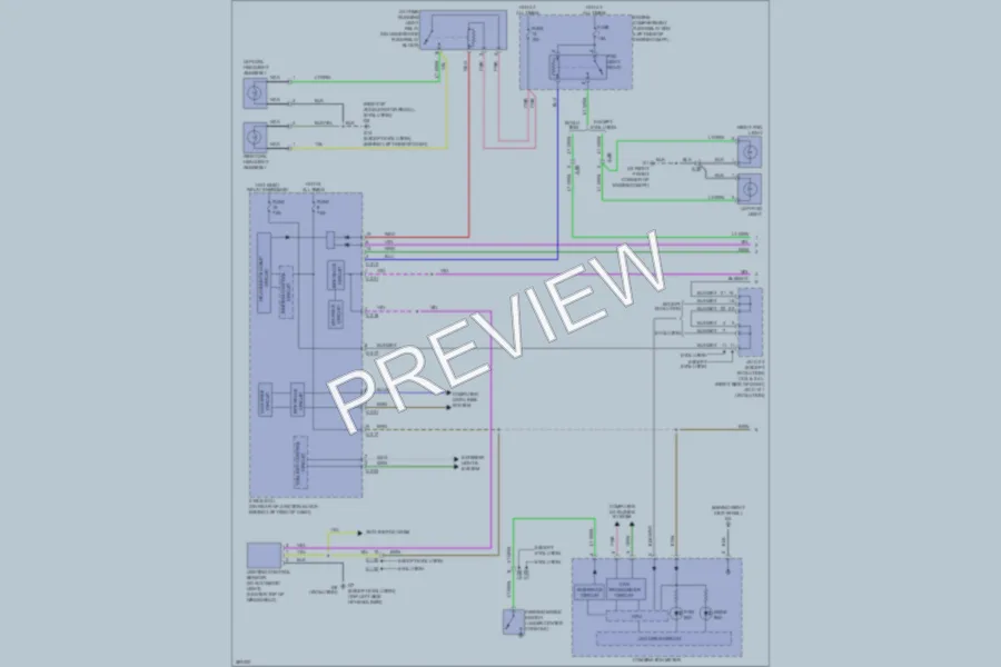 2013 Mitsubishi LancerEvolution Headlights wiring diagram preview