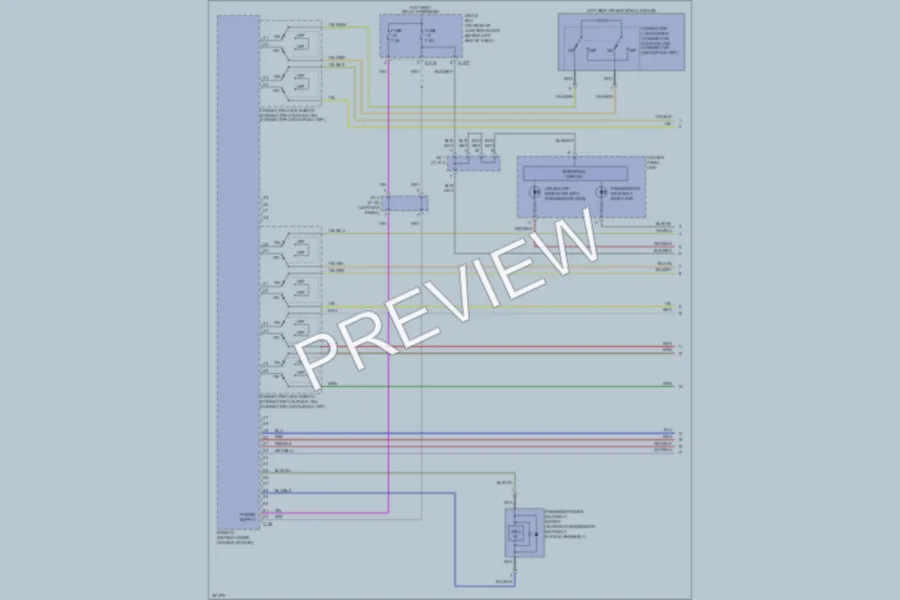 2013 Mitsubishi LancerEvolution Supplemental Restraints wiring diagram preview