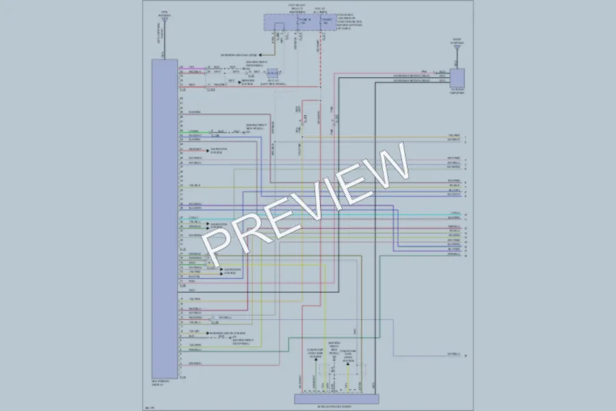 2013 Mitsubishi LancerSportback Radio wiring diagram preview