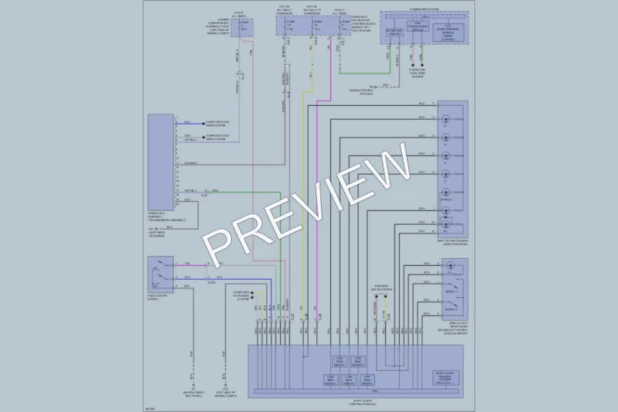 2013 Mitsubishi LancerSportback Transmission wiring diagram preview