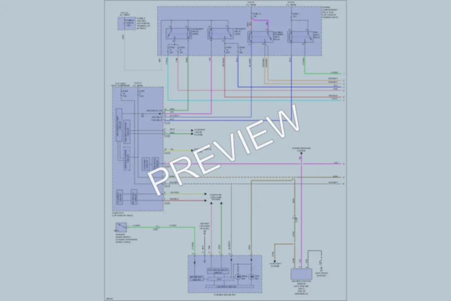 2013 Mitsubishi Outlander Headlights wiring diagram preview