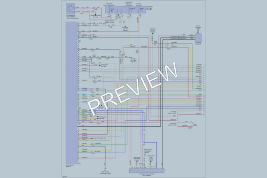 2013 Mitsubishi Outlander Radio wiring diagram preview