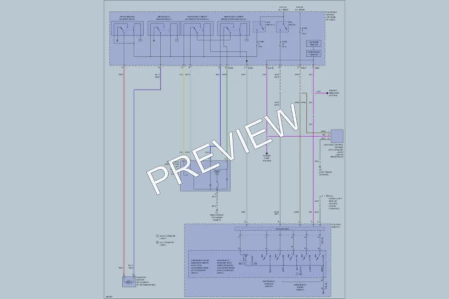 2013 Mitsubishi Outlander Wiper Washer wiring diagram preview