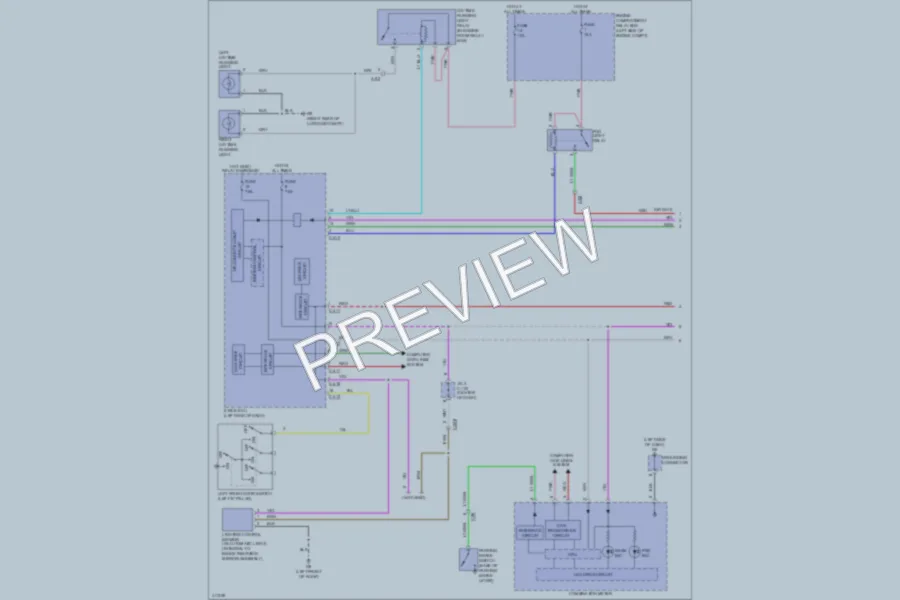 2013 Mitsubishi OutlanderSport Headlights wiring diagram preview