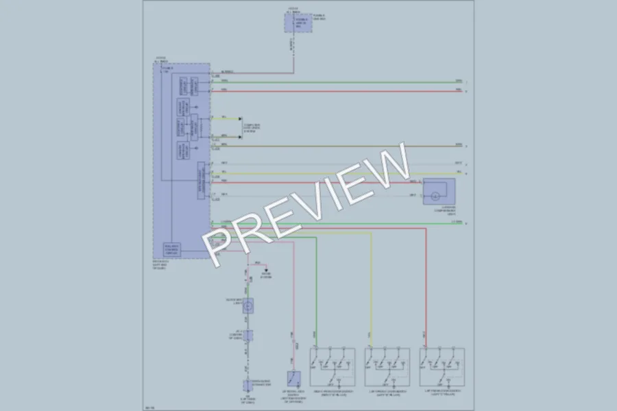 2013 Mitsubishi OutlanderSport Interior Lights wiring diagram preview