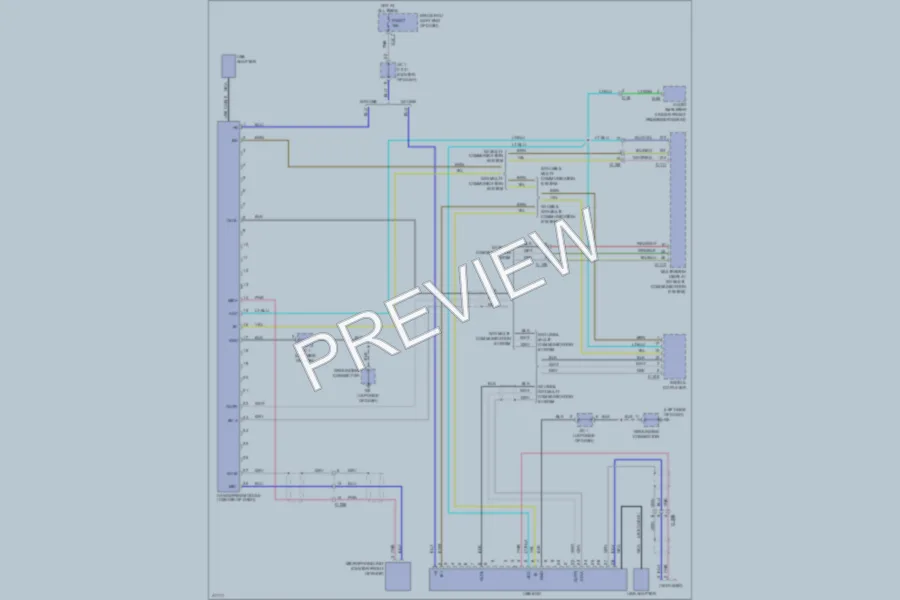2013 Mitsubishi OutlanderSport Navigation wiring diagram preview