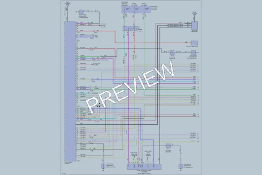 2013 Mitsubishi OutlanderSport Radio wiring diagram preview