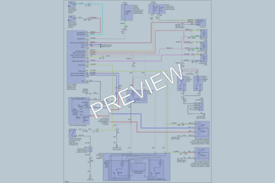 2013 Nissan Altima Interior Lights wiring diagram preview