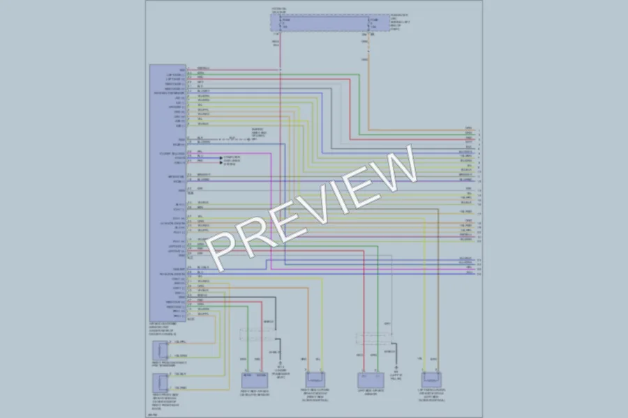 2013 Nissan Altima Supplemental Restraints wiring diagram preview