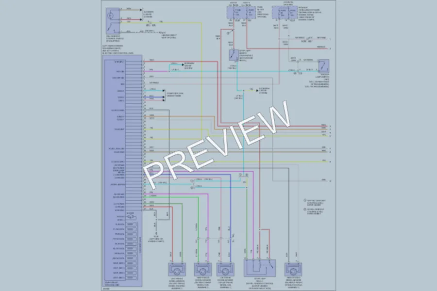 2013 Nissan Frontier Anti Lock Brakes wiring diagram preview