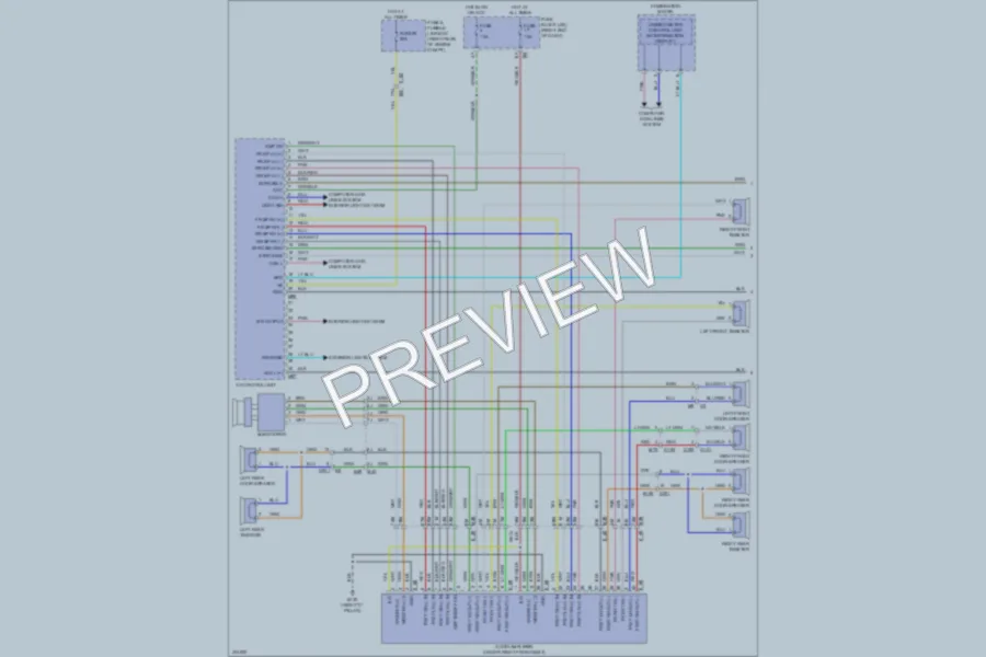 2013 Nissan Frontier Navigation wiring diagram preview