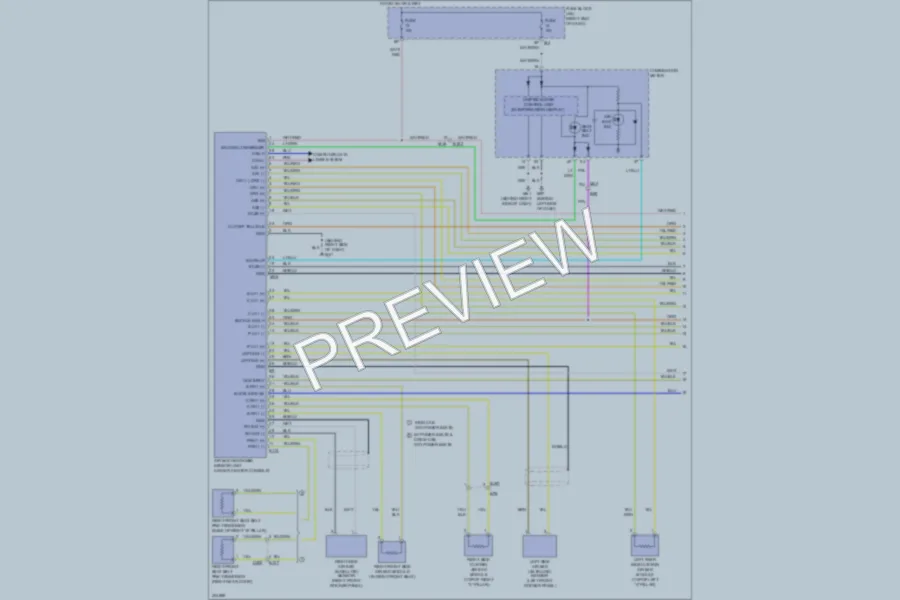 2013 Nissan Frontier Supplemental Restraints wiring diagram preview
