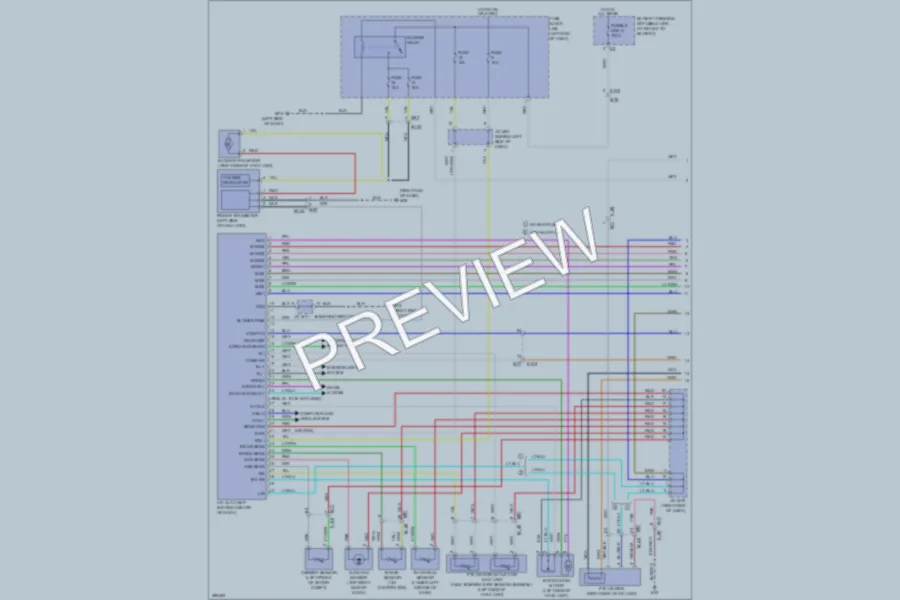 2013 Nissan LEAF Air Conditioning wiring diagram preview