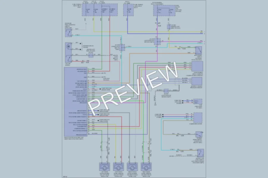 2013 Nissan LEAF Anti Lock Brakes wiring diagram preview