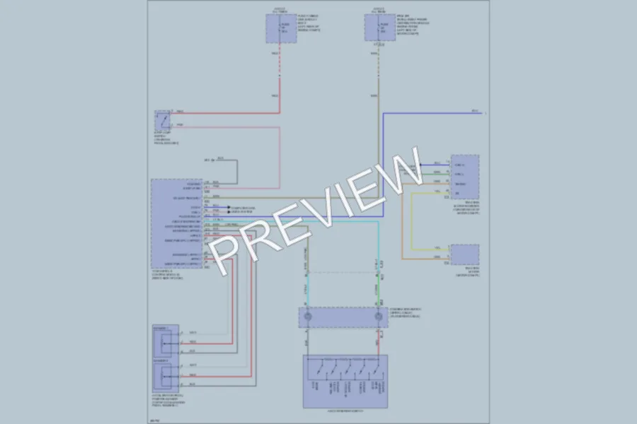 2013 Nissan LEAF Cruise Control wiring diagram preview